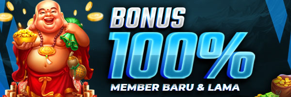 bonus 100% member baru dan lama